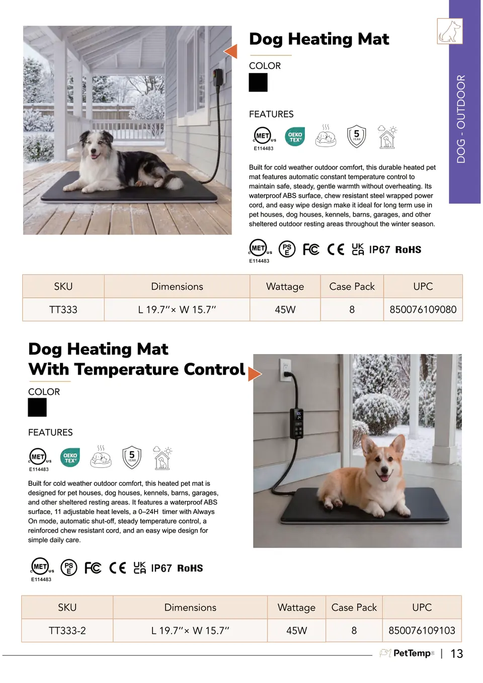 PetTemp Product Catalog page 23